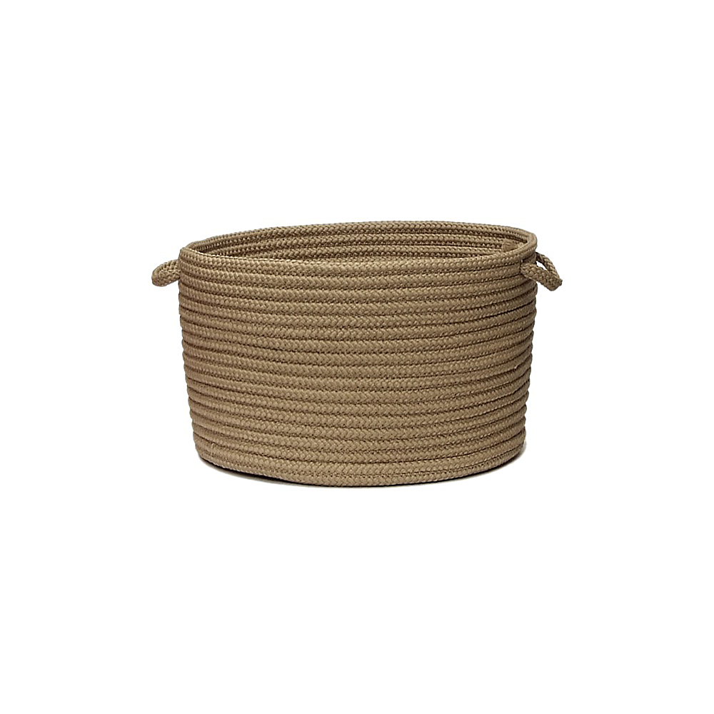 Colonial Mills Basket Simply Home Solid Café Tostado Round