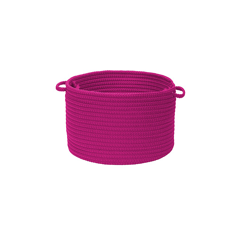 Colonial Mills Basket Simply Home Solid Magenta Round