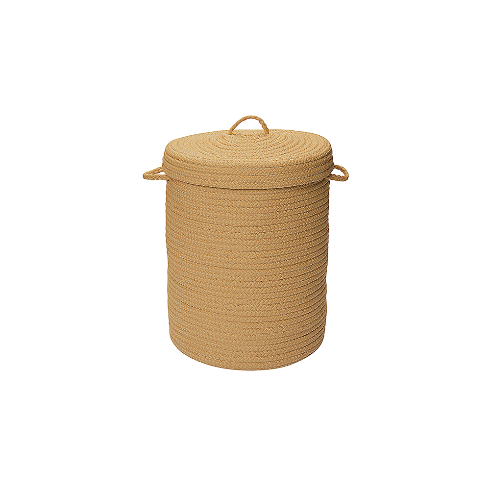 Colonial Mills Hamper Simply Home Solid Topaz Round Hamper w/ Lid Colonial Mills Hamper Simply Home Solid Topaz Round Hamper w/ Lid