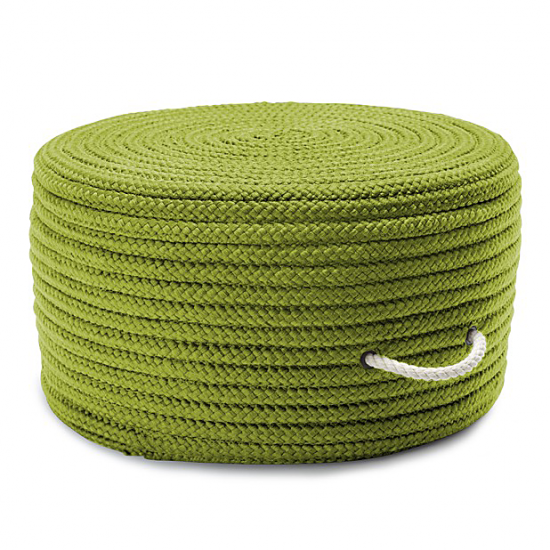 Colonial Mills Pouf Simply Home Solid Pouf Bright Green Round