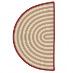 Colonial Mills Rug Sliced Stripe Gold & White Slice