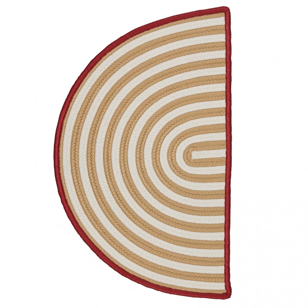 Colonial Mills Rug Sliced Stripe Gold & White Slice Colonial Mills Rug Sliced Stripe Gold & White Slice