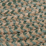 Colonial Mills Rug Softex Check Myrtle Green Check Oval