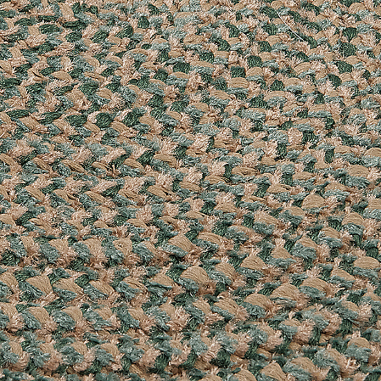 Colonial Mills Rug Softex Check Myrtle Green Check Runner (Oval)