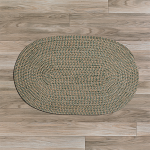 Colonial Mills Rug Softex Check Myrtle Green Check Runner (Oval)