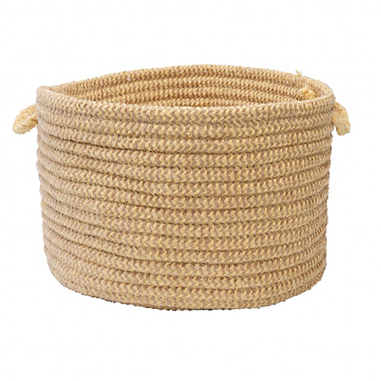 Colonial Mills Basket Softex Check Pale Banana Check Round