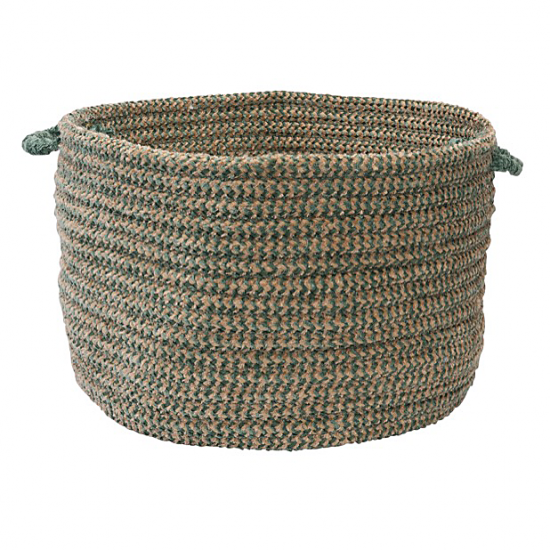 Colonial Mills Basket Softex Check Myrtle Green Check Round