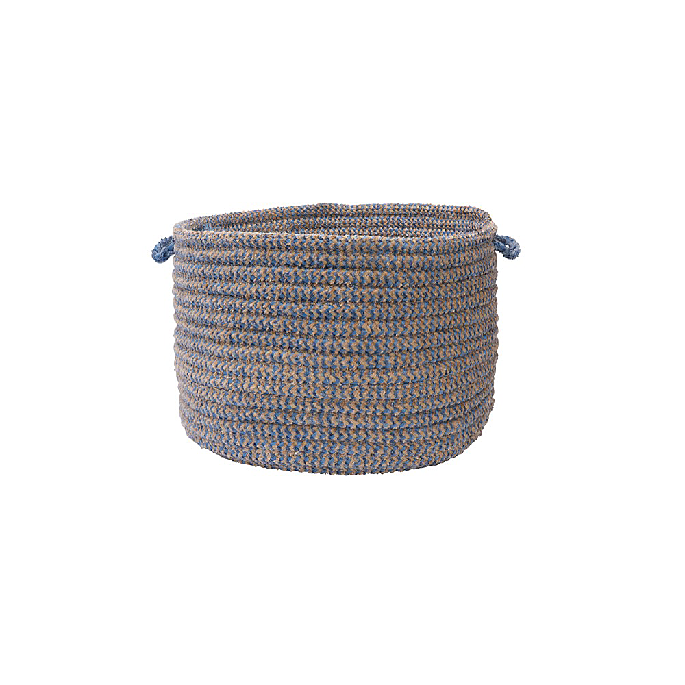 Colonial Mills Basket Softex Check Blue Ice Check Round