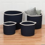 Colonial Mills Basket Sonoma Basket Navy Round