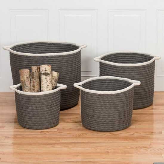 Colonial Mills Basket Sonoma Basket Grey Round