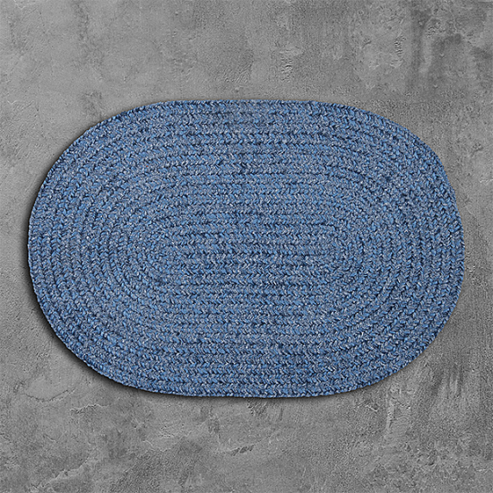 Colonial Mills Rug Spring Meadow Petal Blue Round