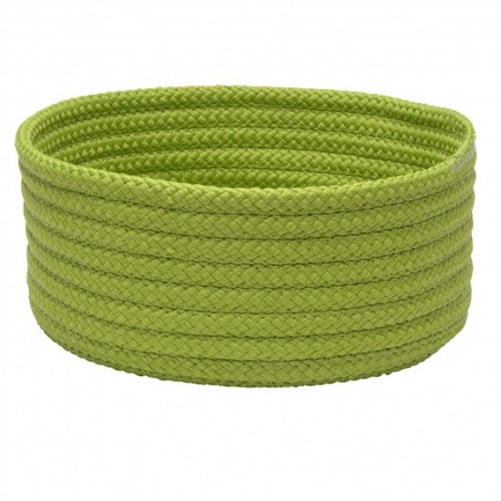 Colonial Mills Basket Storage Basics Bright Green Round