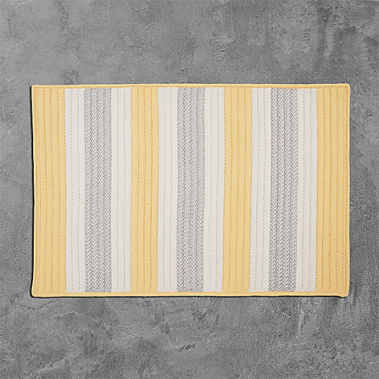 Colonial Mills Rug Stripe It Yellow Shimmer Rectangle