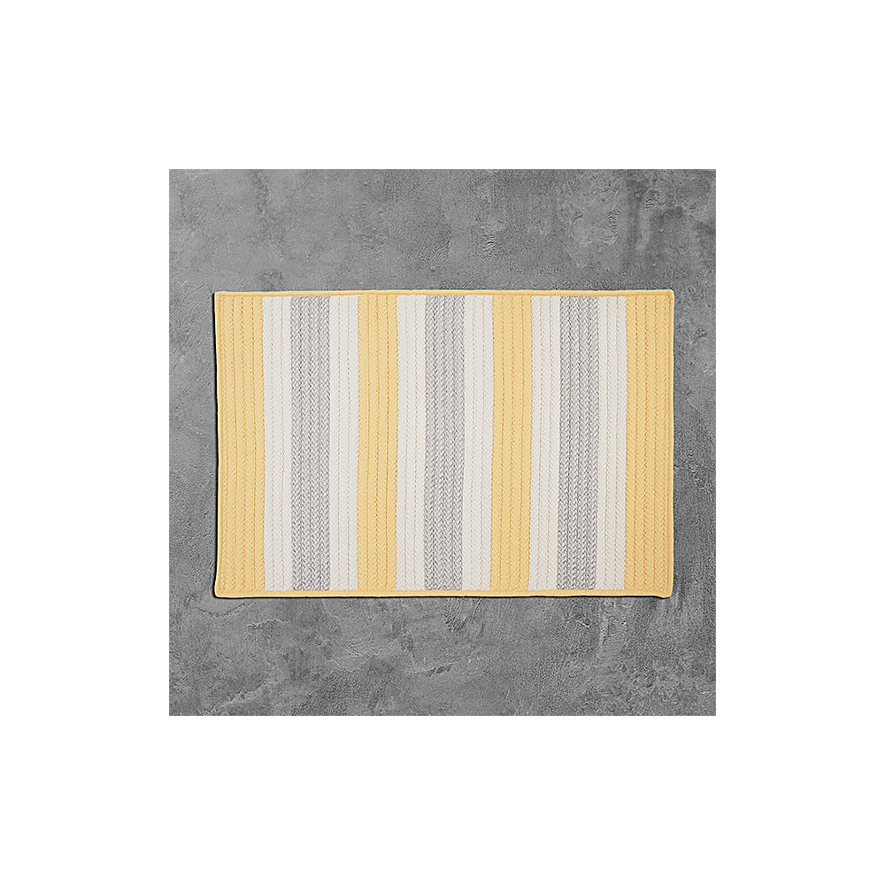 Colonial Mills Rug Stripe It Yellow Shimmer Rectangle