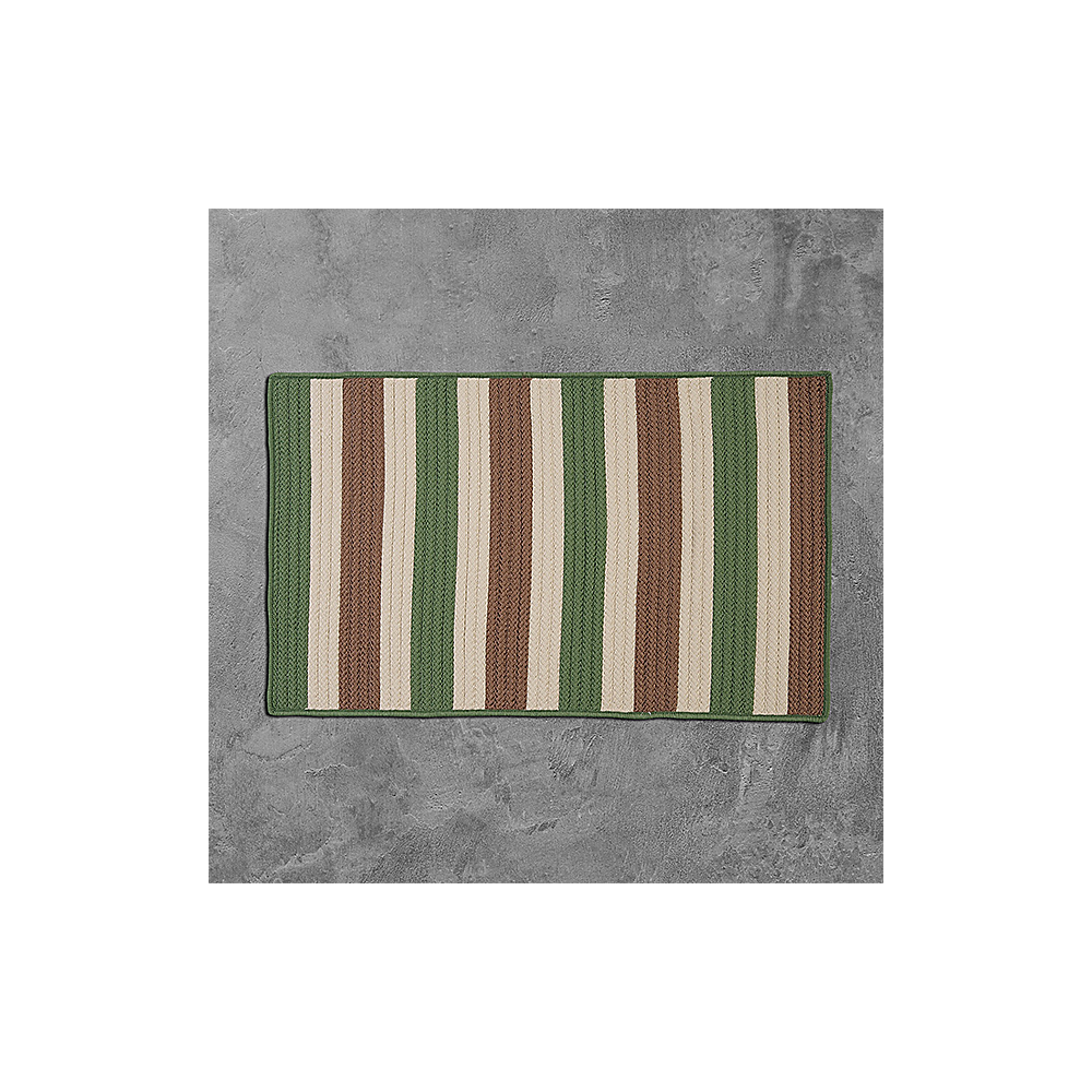 Colonial Mills Rug Stripe It Moss-stone Runner (Rectangle)