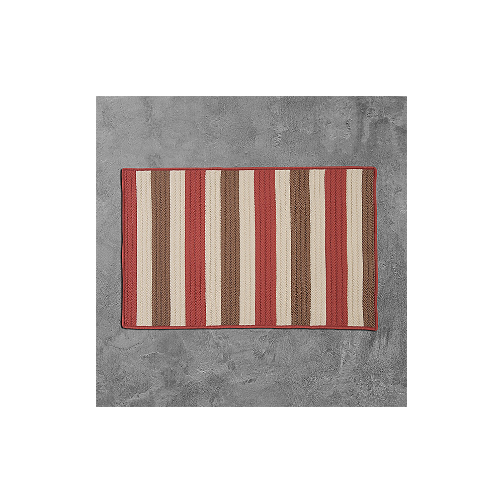 Colonial Mills Rug Stripe It Terracotta Runner (Rectangle)