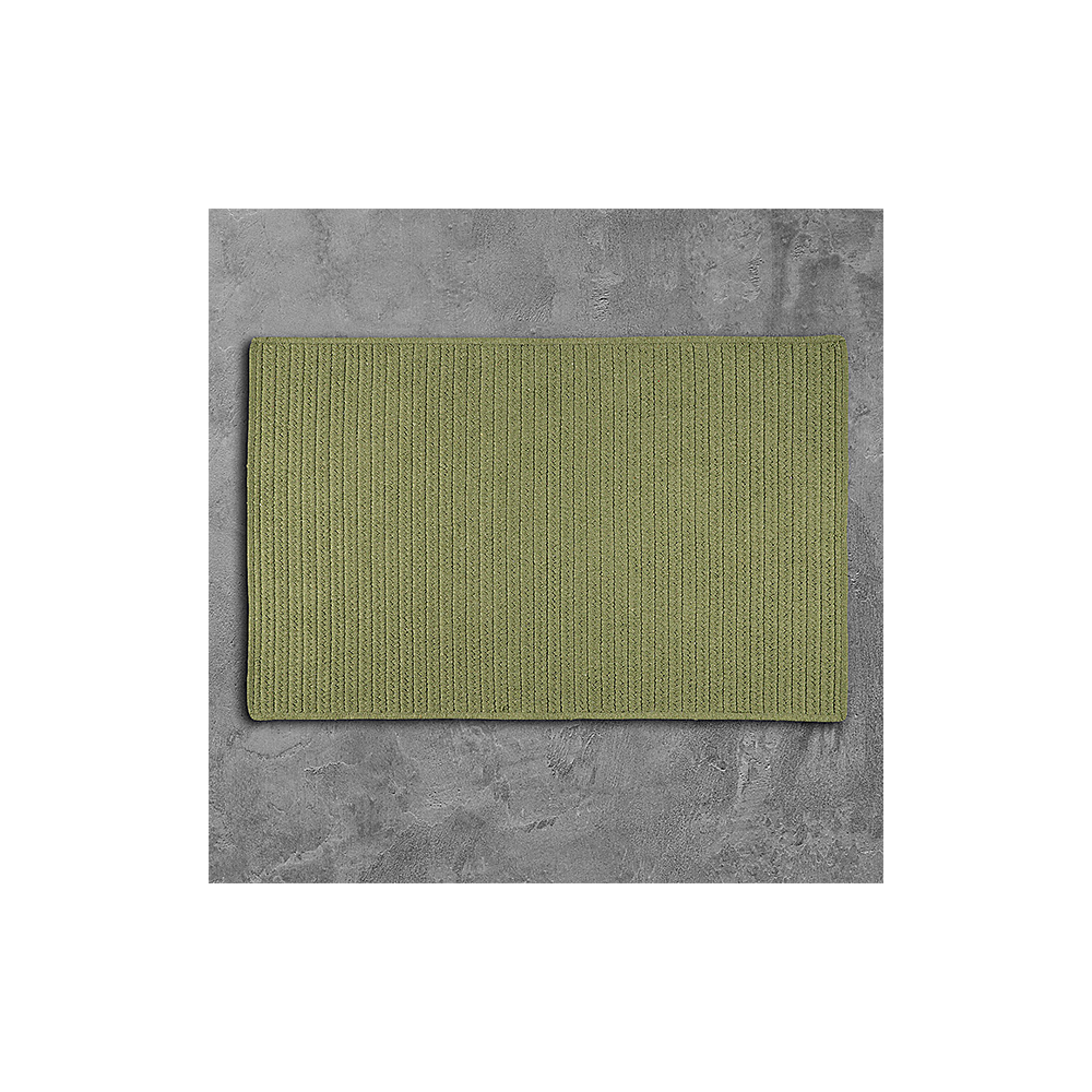Colonial Mills Rug Sunbrella Solid Basil Runner (Rectangle) Colonial Mills Rug Sunbrella Solid Basil Runner (Rectangle)