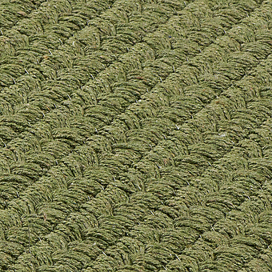 Colonial Mills Rug Sunbrella Solid Basil Runner (Rectangle)