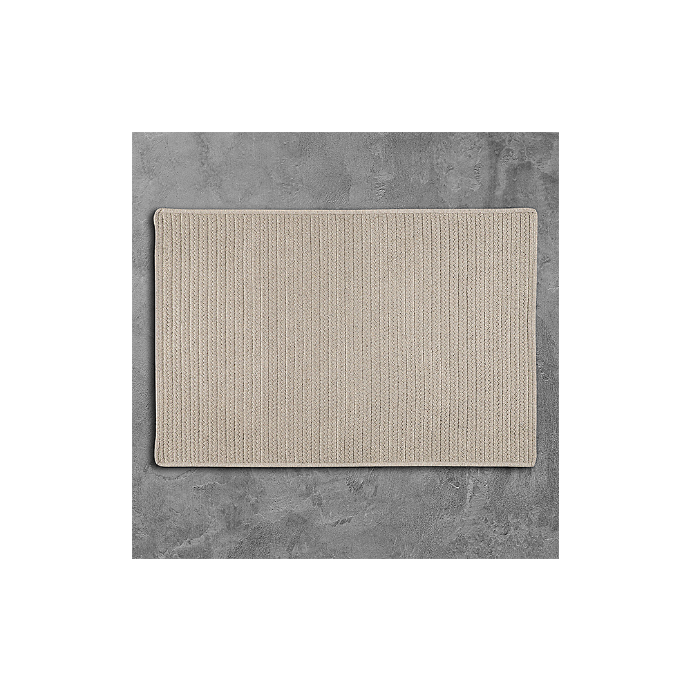 Colonial Mills Rug Sunbrella Solid Ash Rectangle