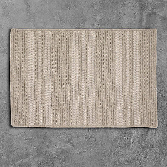 Colonial Mills Rug Sunbrella Southport Stripe Ash Runner (Rectangle)