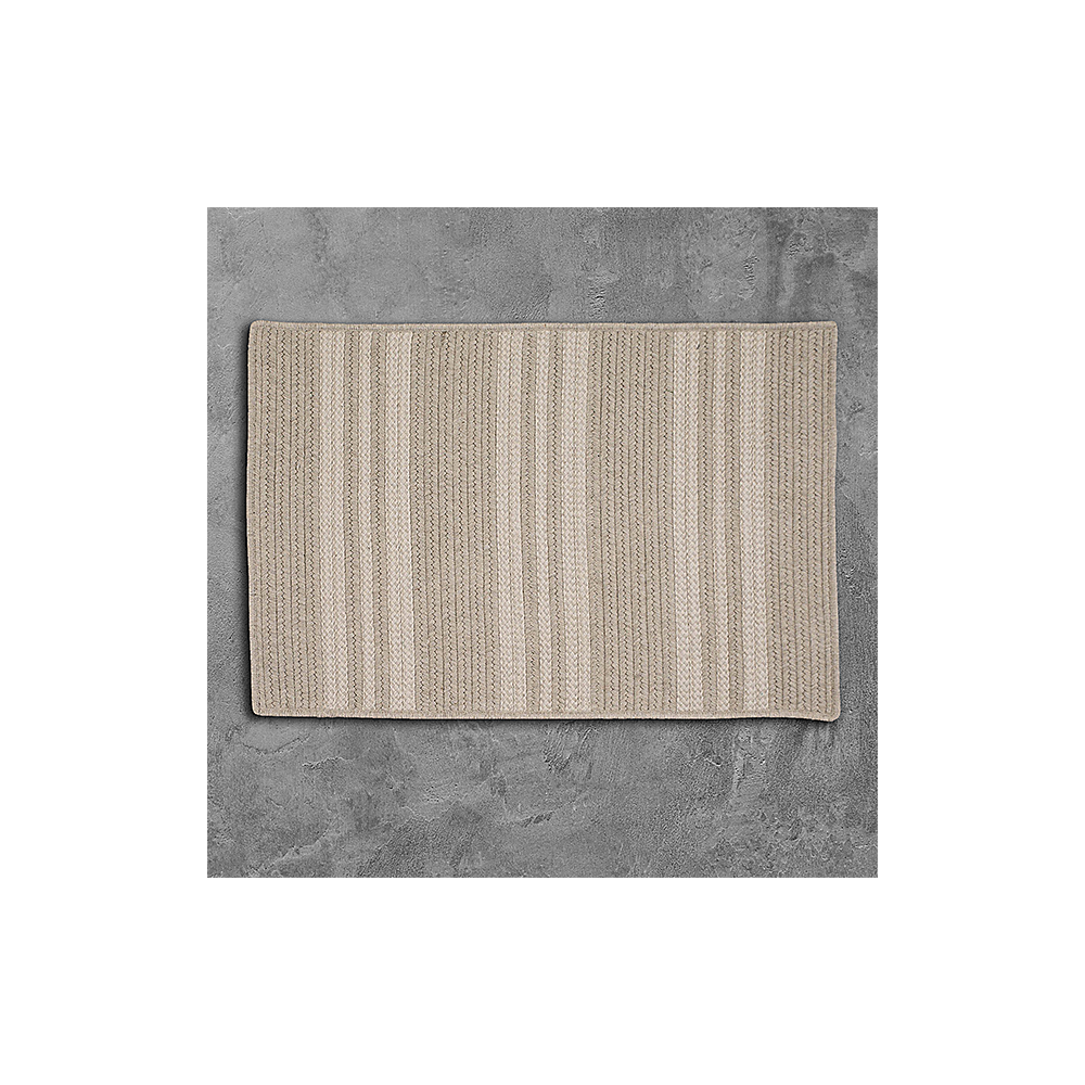 Colonial Mills Rug Sunbrella Southport Stripe Ash Runner (Rectangle)