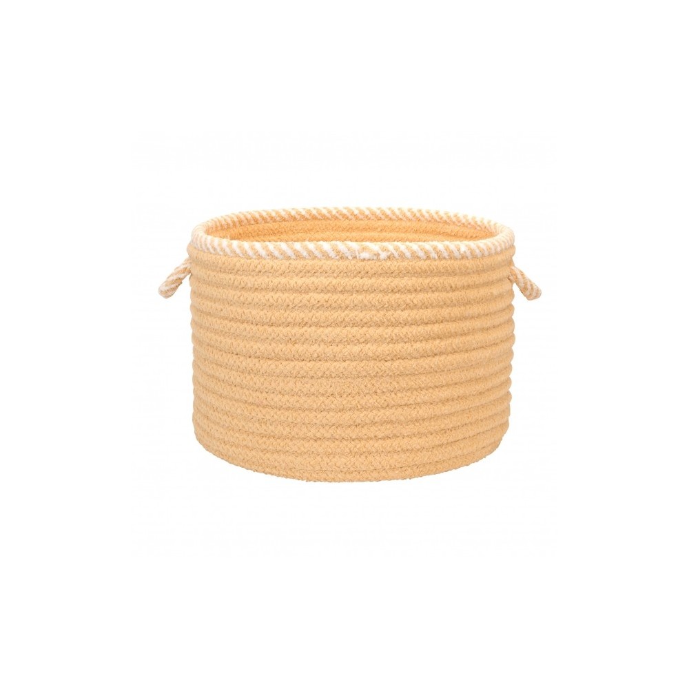 Colonial Mills Basket Surroundings Kids Pale Banana Round