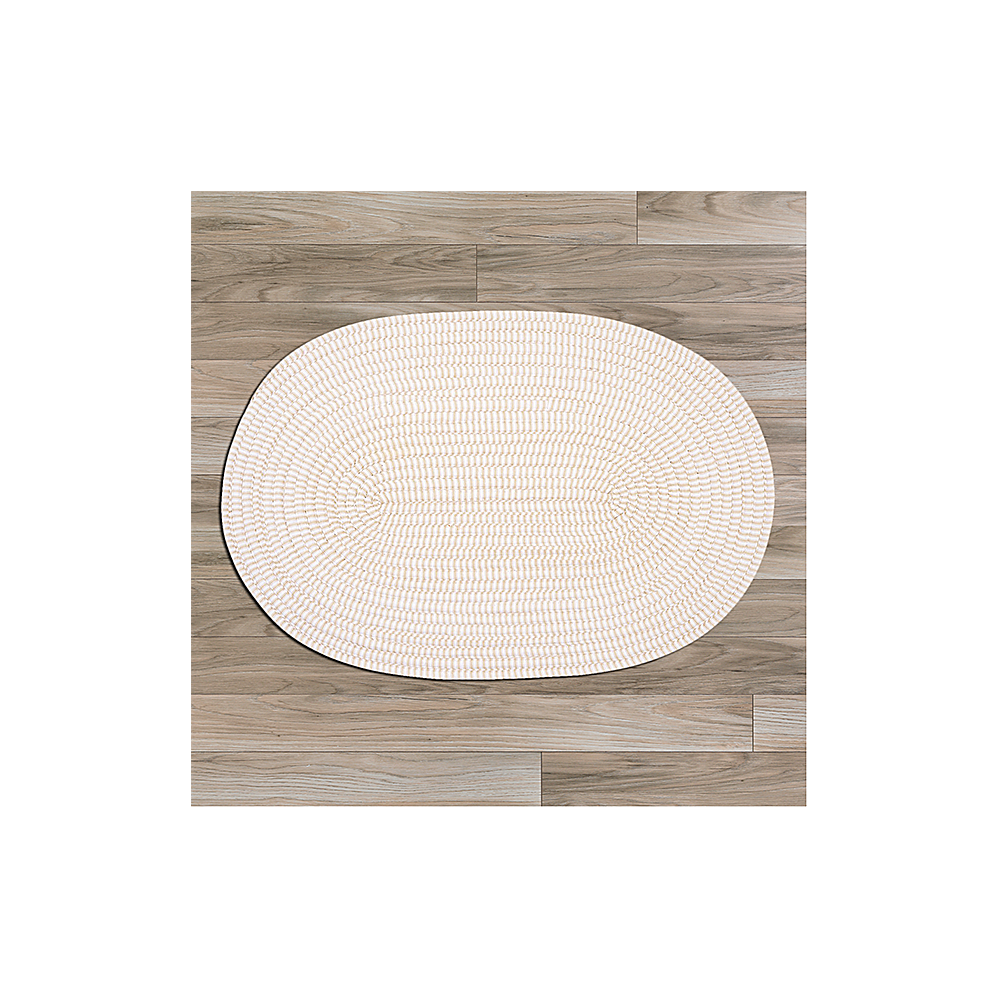 Colonial Mills Rug Ticking Stripe Oval Canvas Runner (Oval)