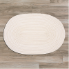 Colonial Mills Rug Ticking Stripe Oval Canvas Oval