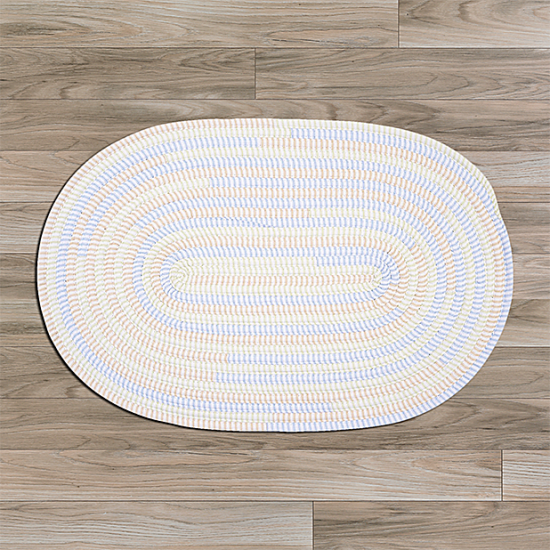 Colonial Mills Rug Ticking Stripe Oval Starlight Runner (Oval)