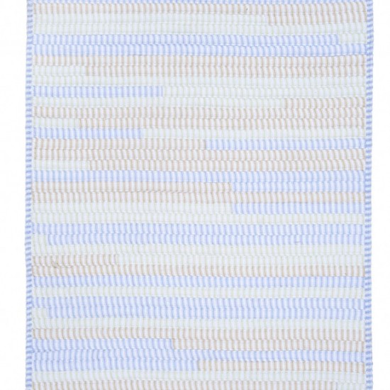 Colonial Mills Rug Ticking Stripe Rectangle Starlight Runner (Rectangle)