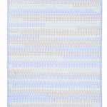 Colonial Mills Rug Ticking Stripe Rectangle Starlight Runner (Rectangle)