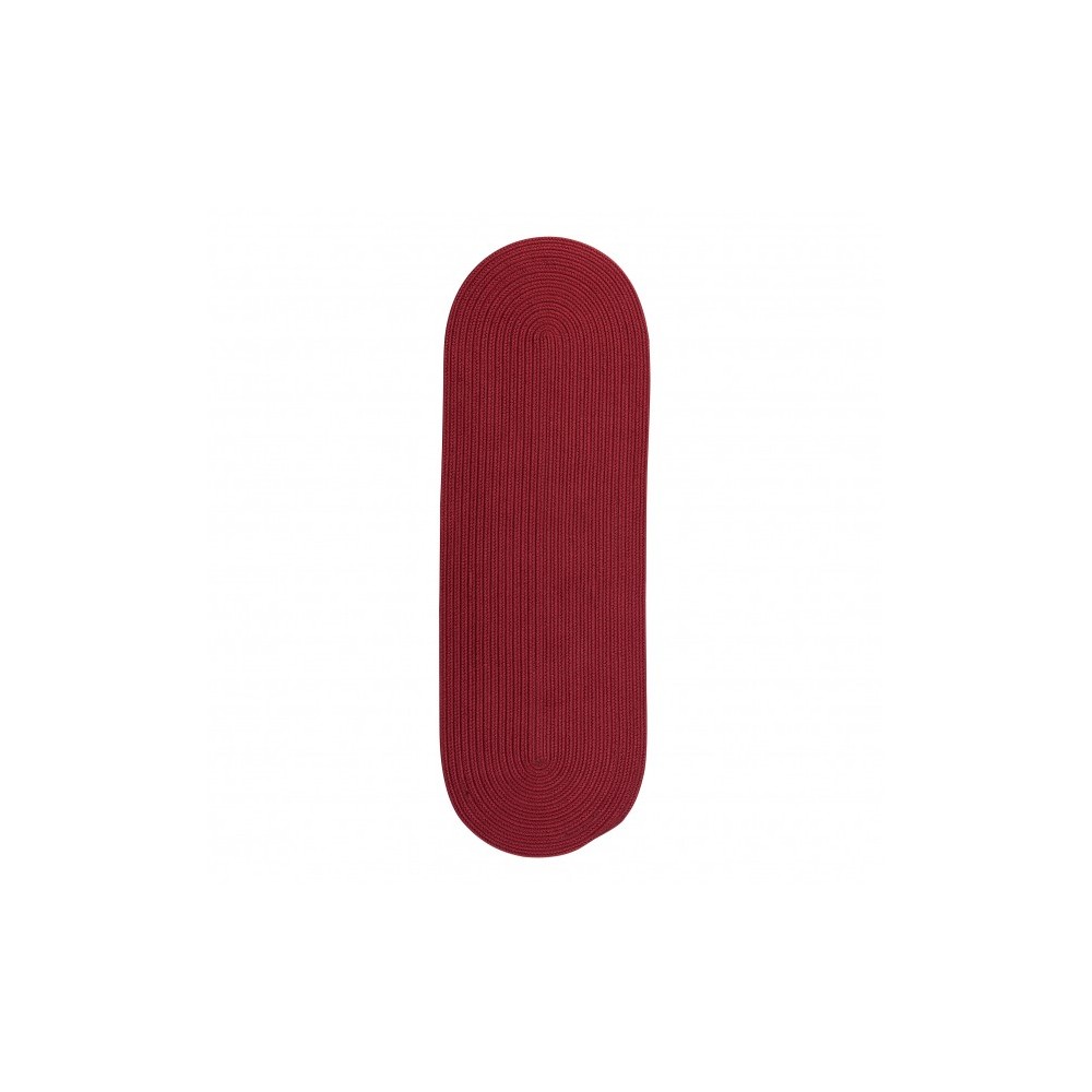 Colonial Mills Rug Tortuga Red Runner (Oval)