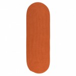 Colonial Mills Rug Tortuga Orange Runner (Oval)