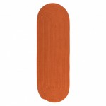 Colonial Mills Rug Tortuga Orange Runner (Oval)