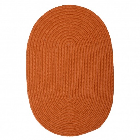 Colonial Mills Rug Tortuga Orange Oval