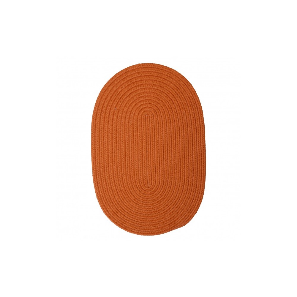 Colonial Mills Rug Tortuga Orange Oval