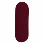 Colonial Mills Rug Tortuga Burgundy Runner (Oval)