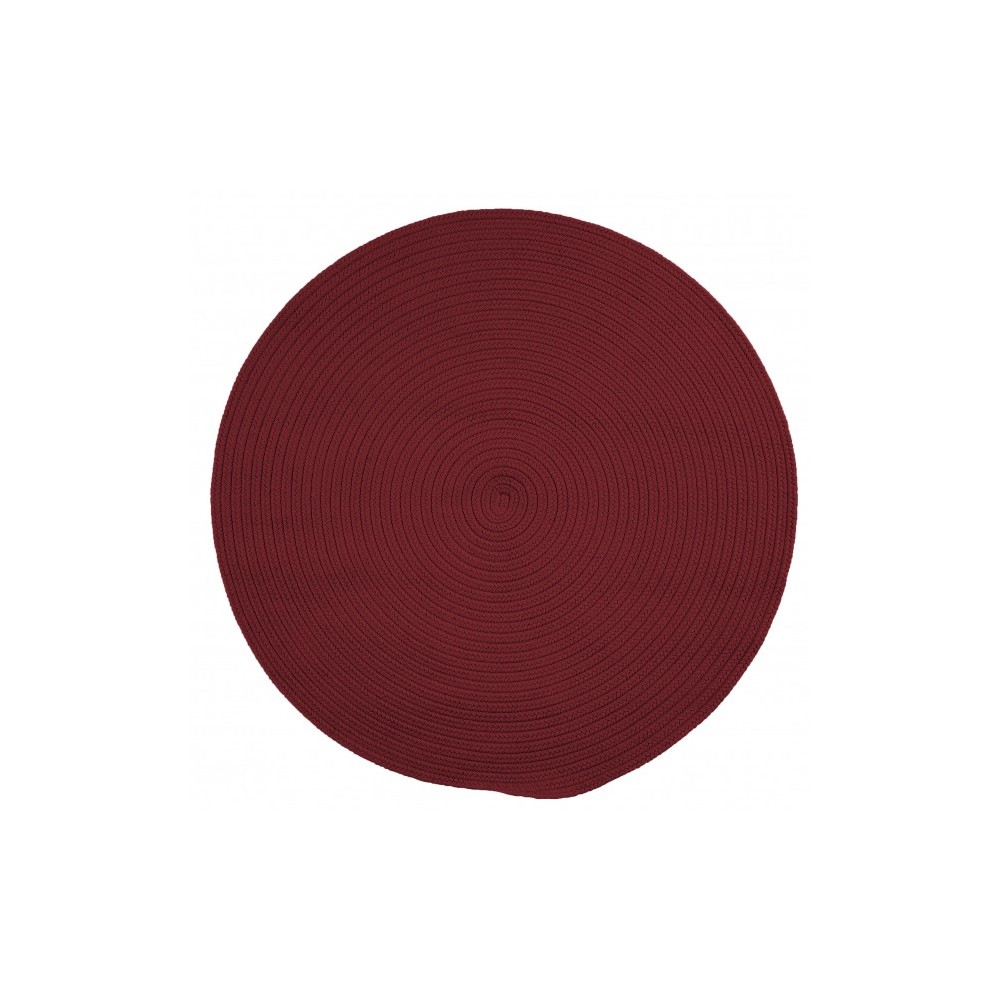 Colonial Mills Rug Tortuga Burgundy Round