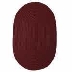 Colonial Mills Rug Tortuga Burgundy Oval