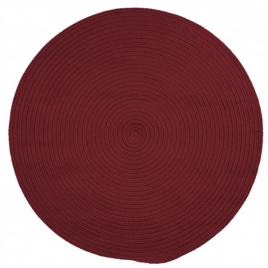 Colonial Mills Rug Tortuga Burgundy Round