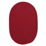 Colonial Mills Rug Tortuga Red Oval