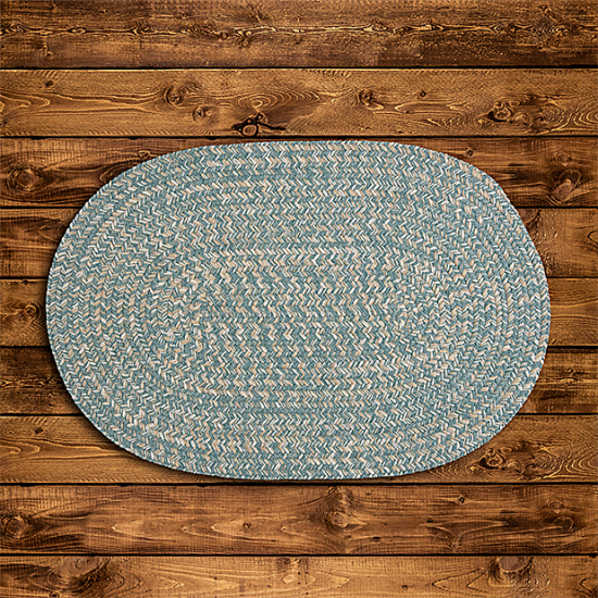 Colonial Mills Rug Tremont Teal Oval