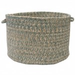 Colonial Mills Basket Tremont Teal Round