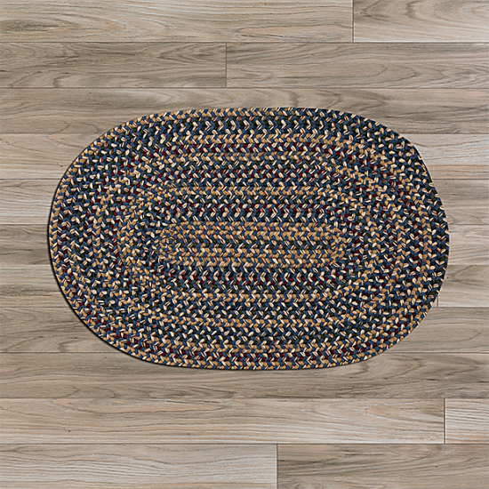 Colonial Mills Rug Twilight Federal Blue Runner (Oval)