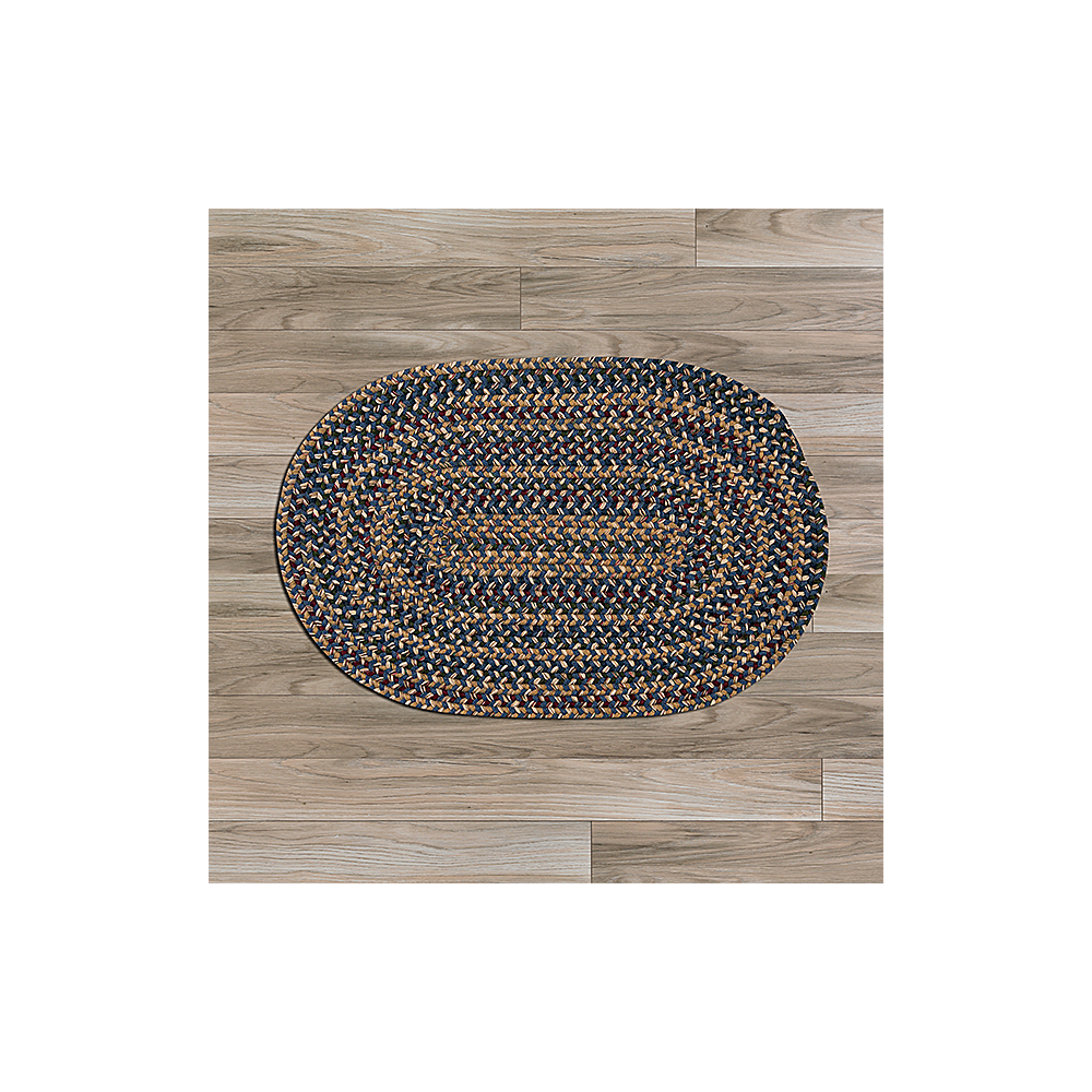 Colonial Mills Rug Twilight Federal Blue Runner (Oval)