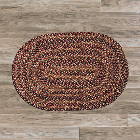 Colonial Mills Rug Twilight Rosewood Round