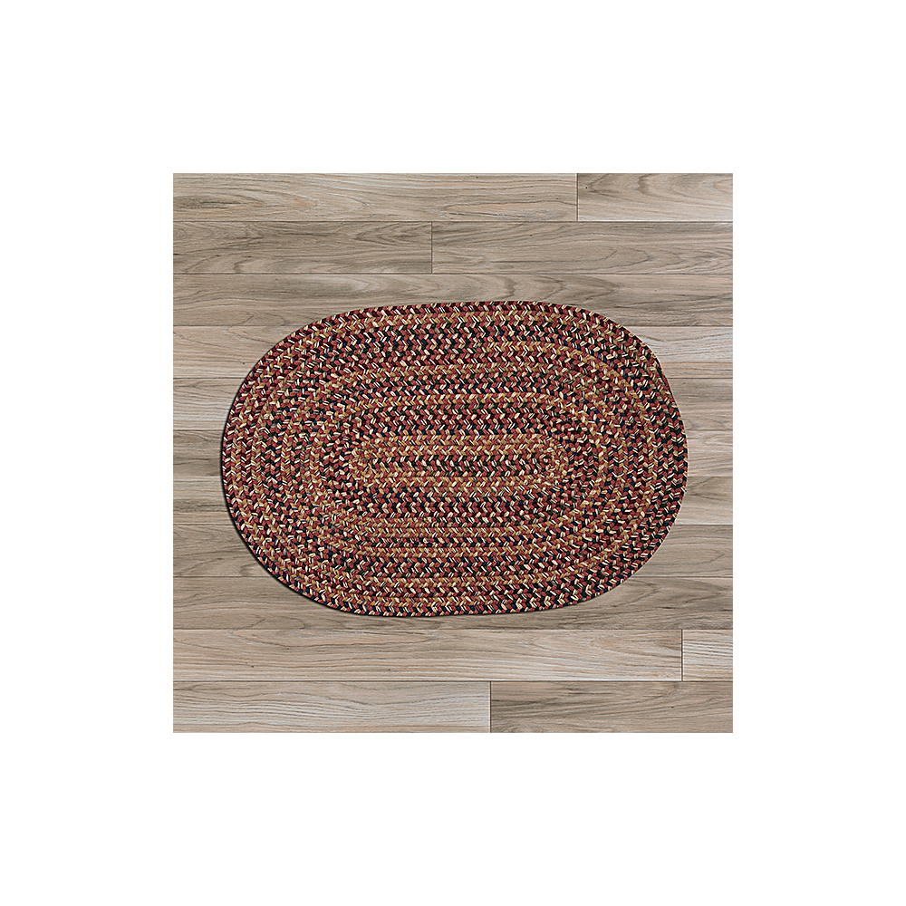 Colonial Mills Rug Twilight Rosewood Round