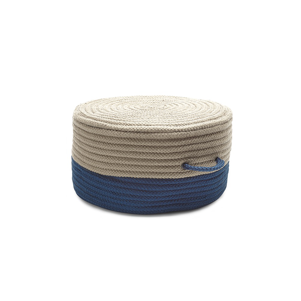 Colonial Mills Pouf Two-Tone Pouf Jasmine Round