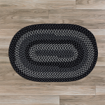 Colonial Mills Rug Walden Black/Charcoal Runner (Oval)