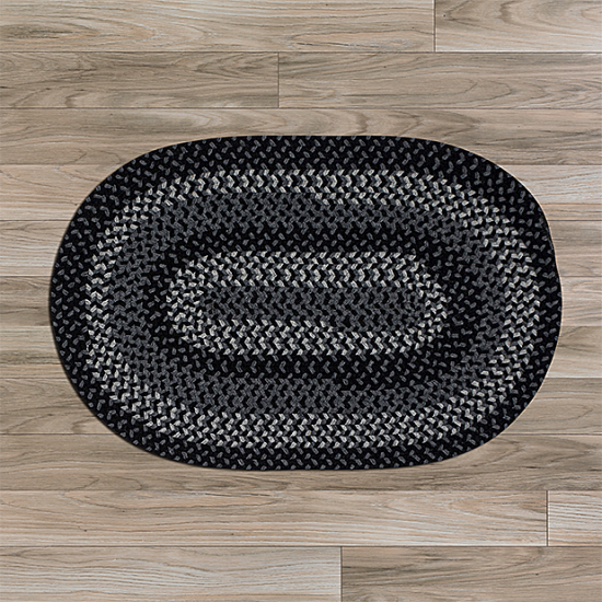 Colonial Mills Rug Walden Black/Charcoal Oval